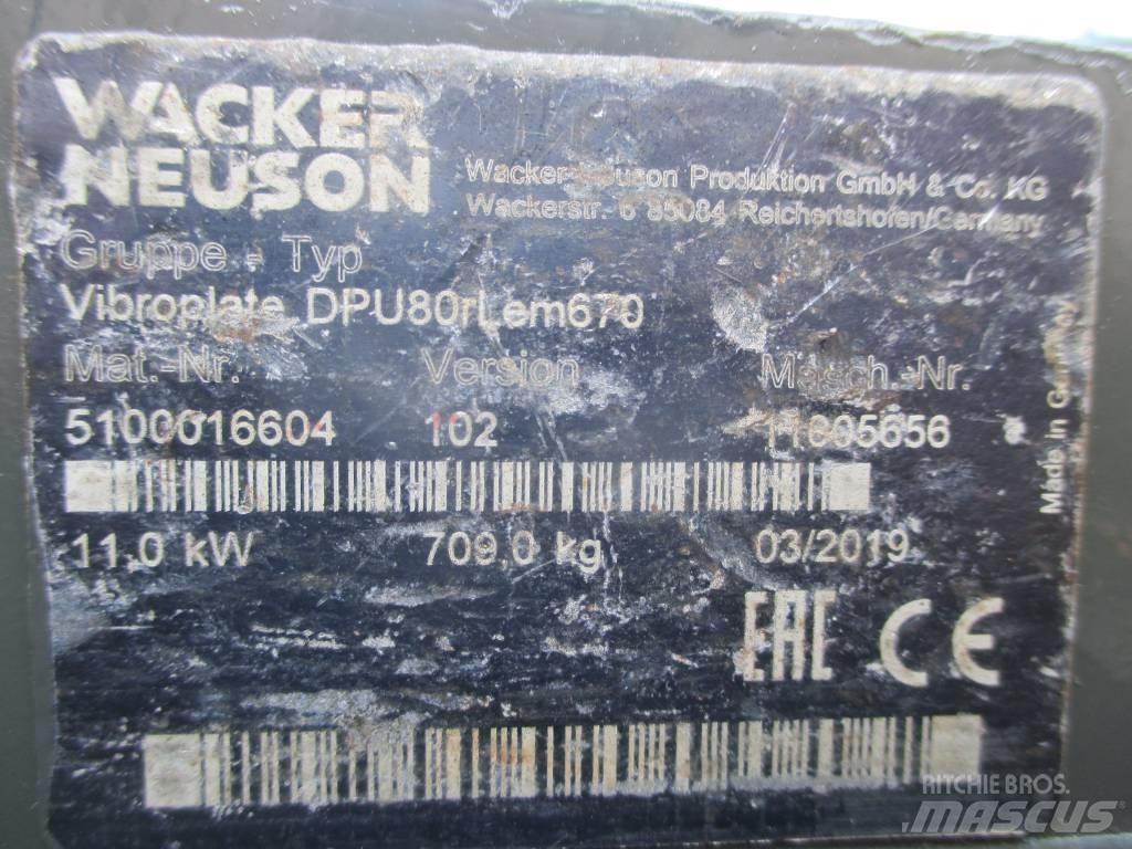 Wacker Neuson DPU 80 Віброплити та вібротрамбовки
