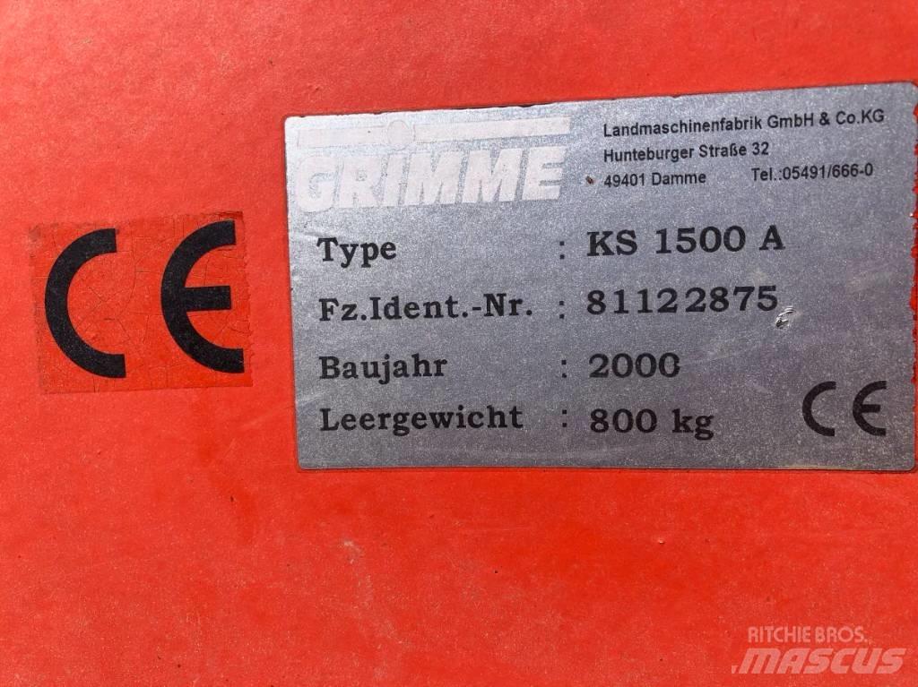 Grimme KS 1500 A видаляють бадилля