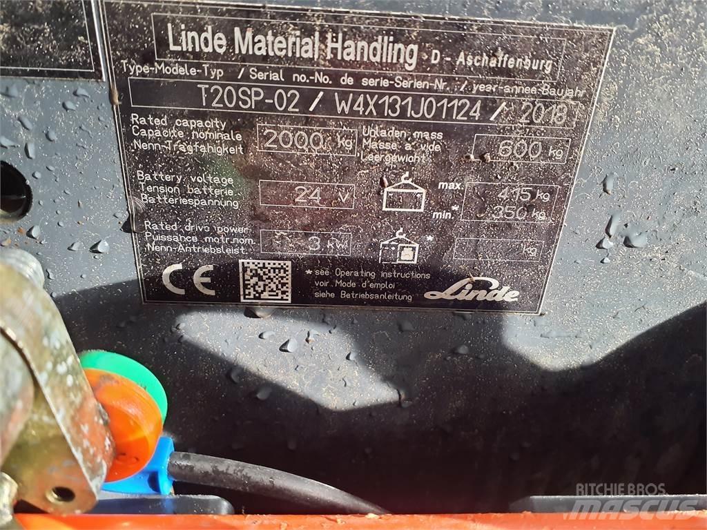 Linde T20SP kurz Штабелери