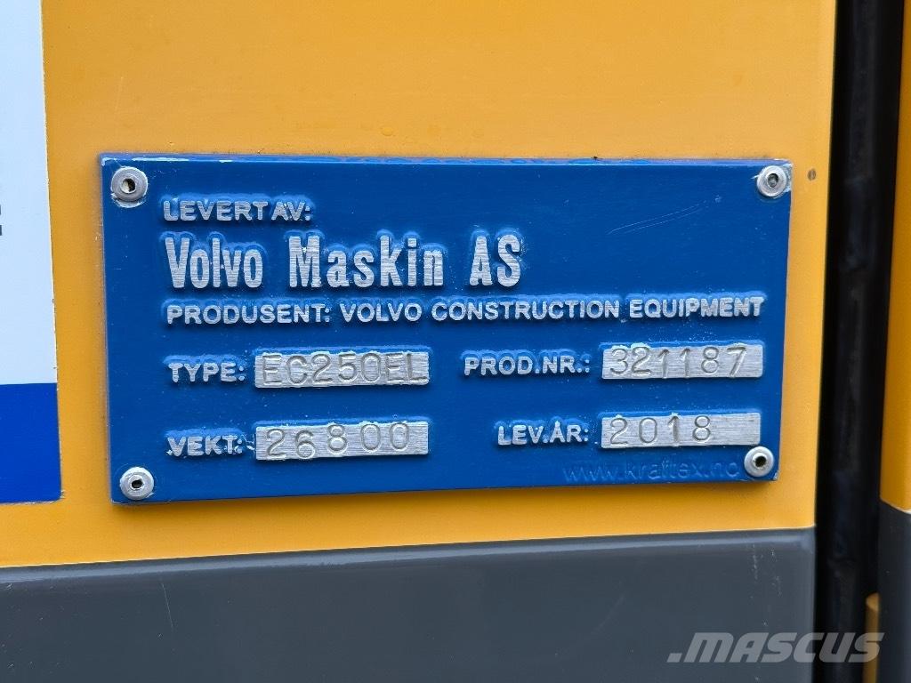 Volvo EC 250 EL Гусеничні екскаватори