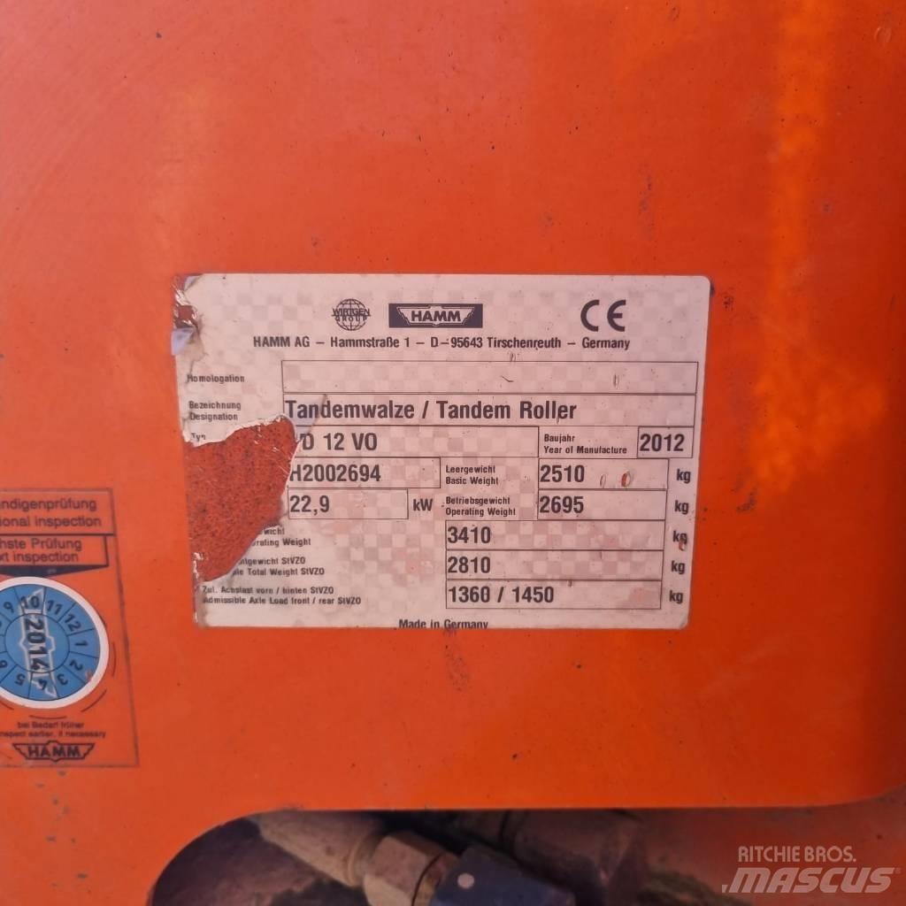Hamm HD 12 VO Котки тротуарні