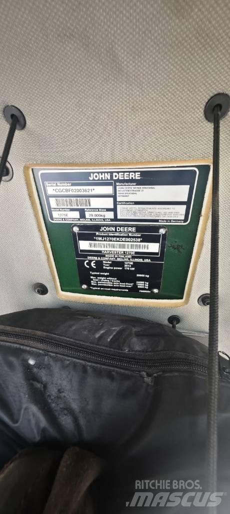 John Deere 1270 E Харвестери