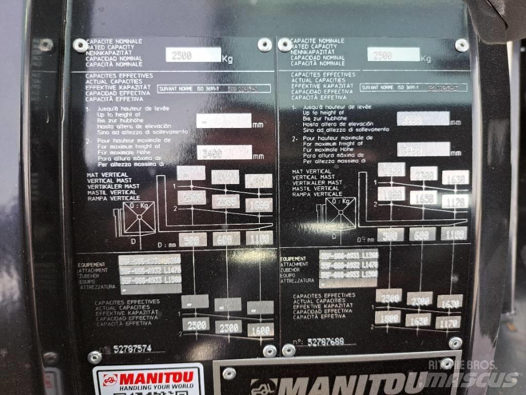 Manitou MC 25-4 Дизельні навантажувачі