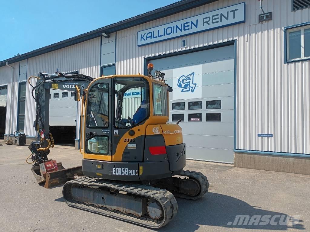 Volvo ECR 58 Міні-екскаватори < 7т