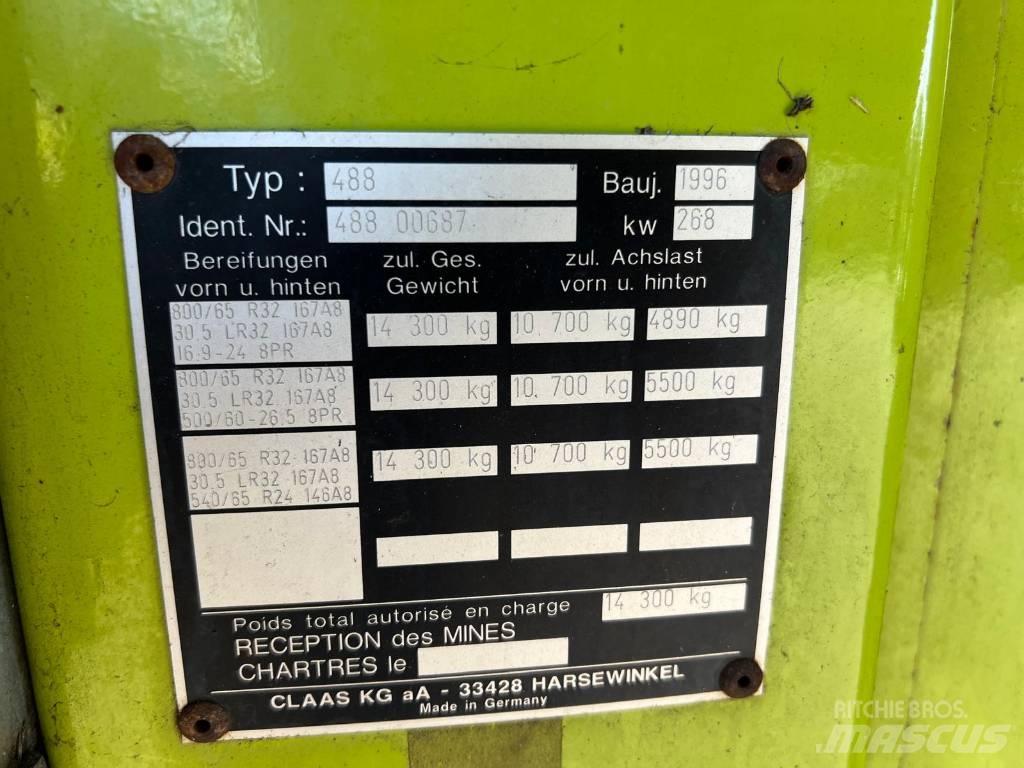 CLAAS Jaguar 840 Кормозбиральні комбайни