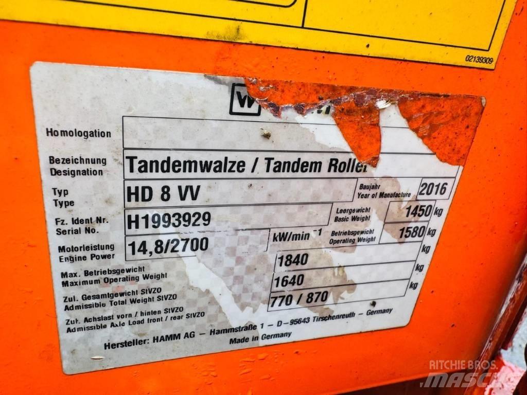 Hamm HD 8 VV Котки тротуарні