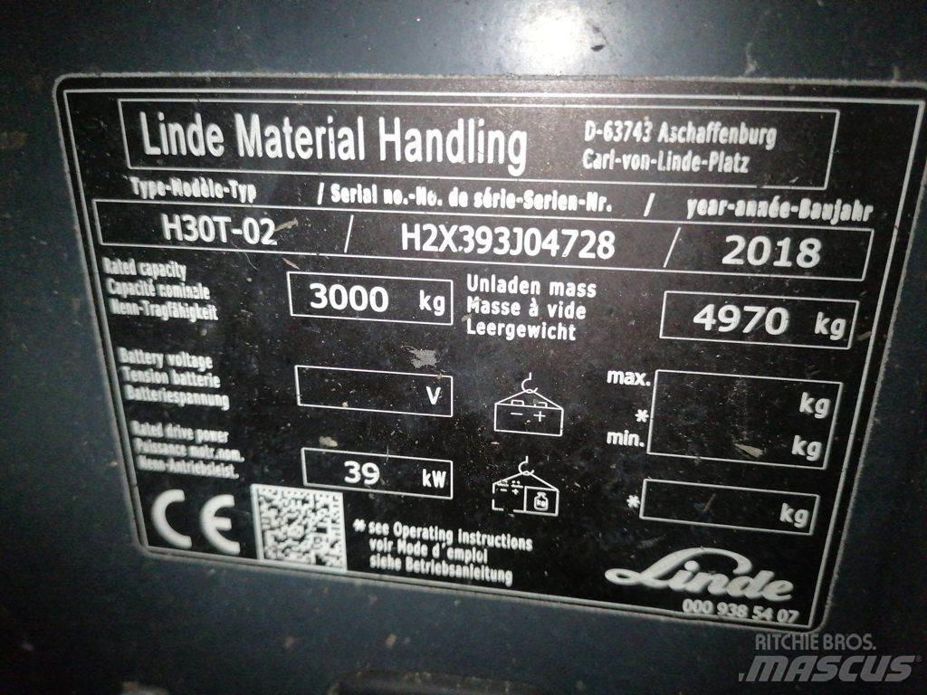 Linde H30T-02 Газові навантажувачі