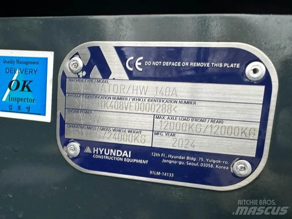 Hyundai HW140A Колісні екскаватори