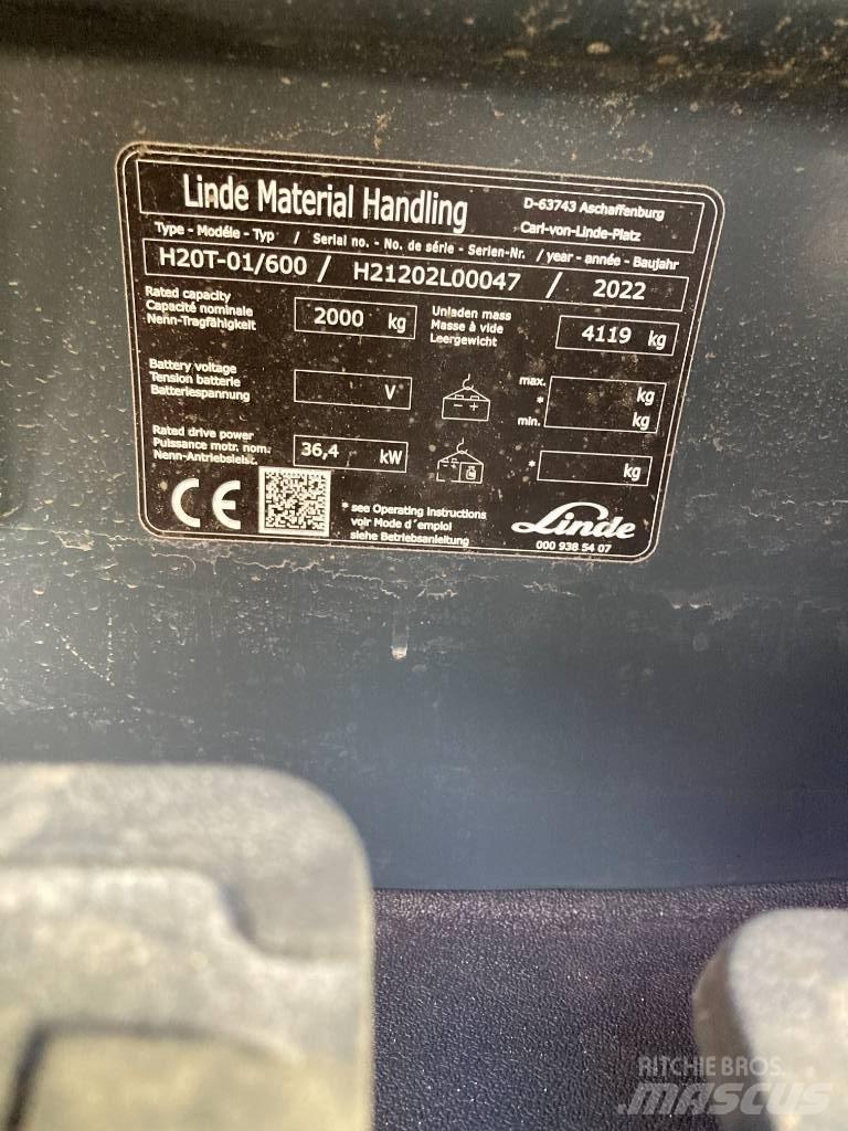 Linde H20T600/1202 Газові навантажувачі