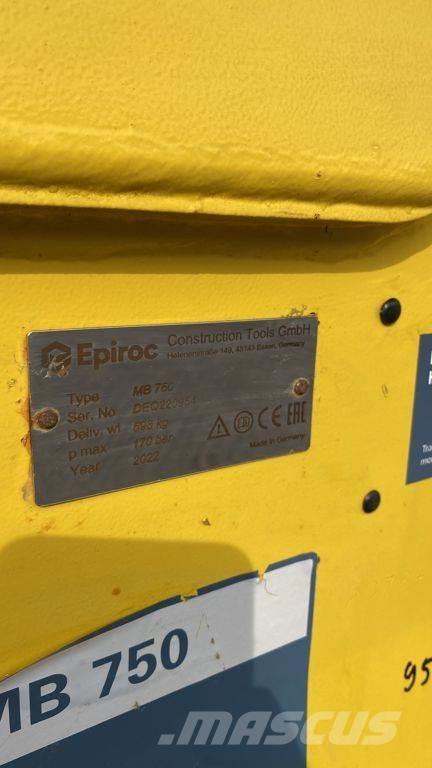 Epiroc MB750 Плуги