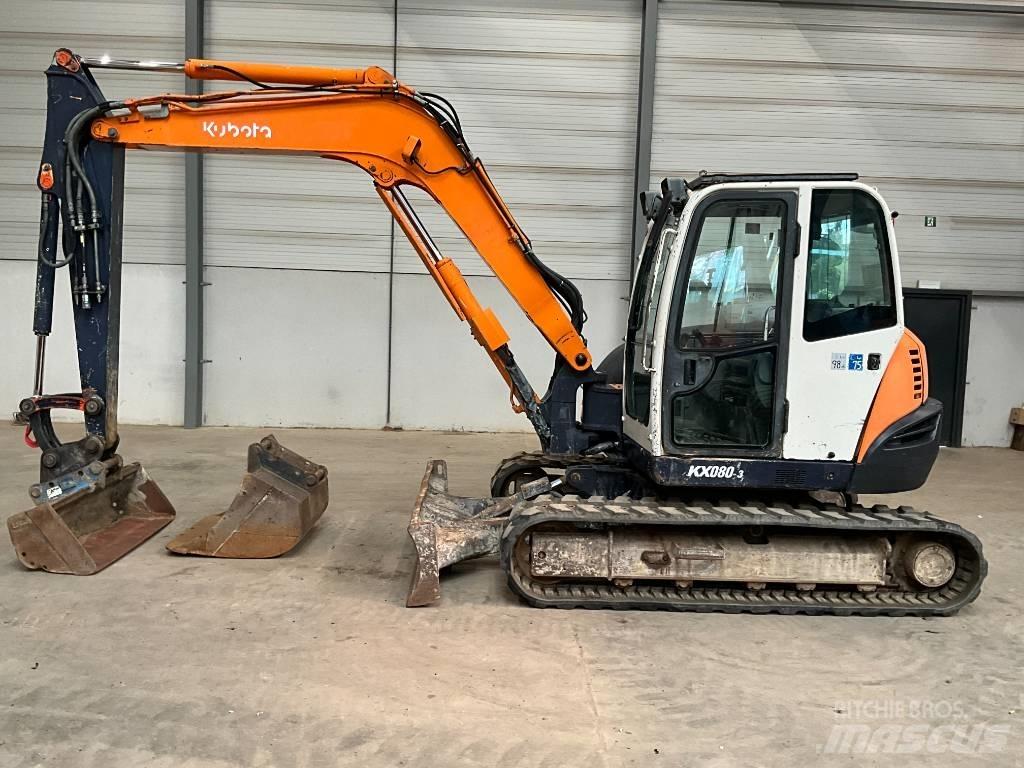 Kubota KX 080-3 Середні екскаватори 7т. - 12т.