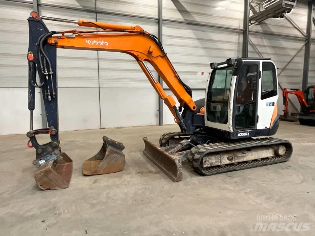 Kubota KX 080-3 Середні екскаватори 7т. - 12т.