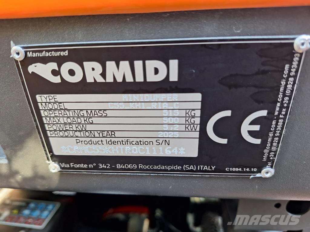 Cormidi C60 and C55 Гусеничні самоскиди