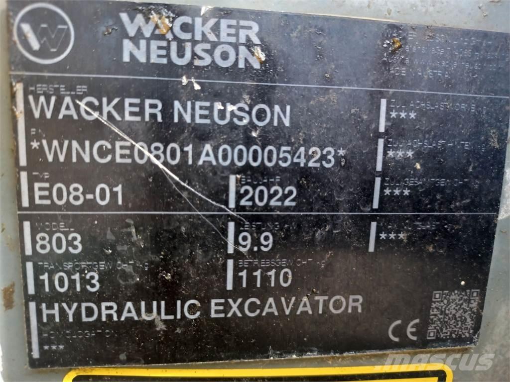 Wacker Neuson 803 Гусеничні екскаватори