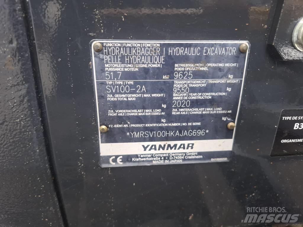 Yanmar SV 100-2A Середні екскаватори 7т. - 12т.