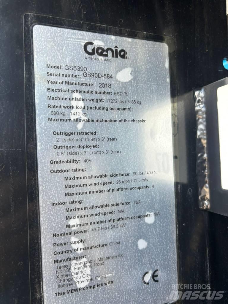 Genie GS 5390 RT Підйомники-ножиці