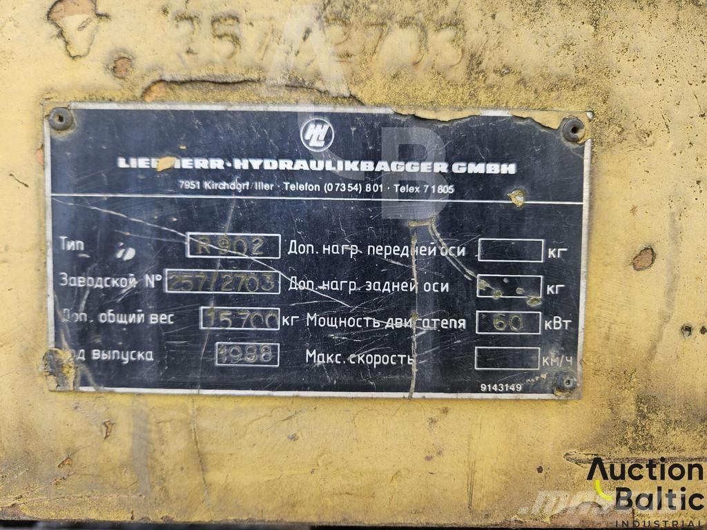 Liebherr R 902 Гусеничні екскаватори
