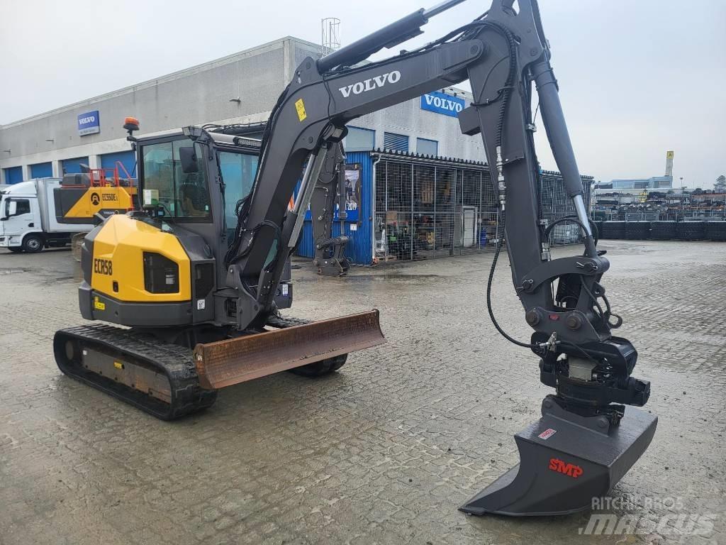 Volvo ECR58F Середні екскаватори 7т. - 12т.