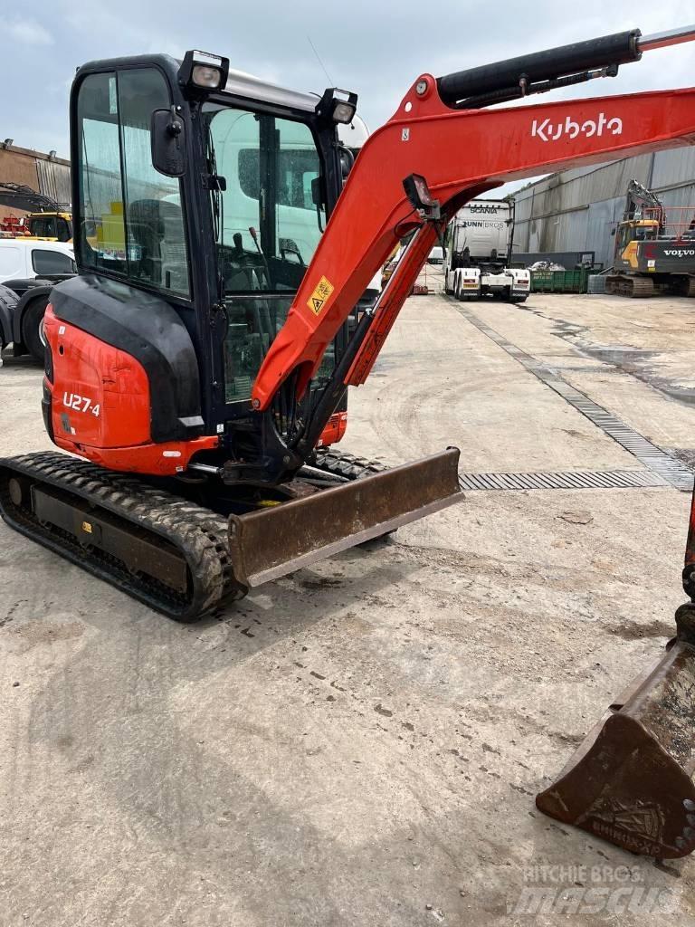 Kubota U 27-4 Міні-екскаватори < 7т