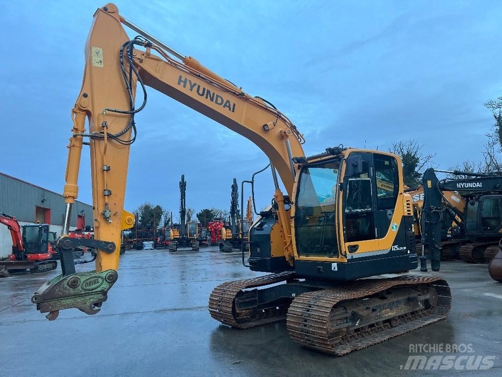 Hyundai R125LCR-9A Гусеничні екскаватори
