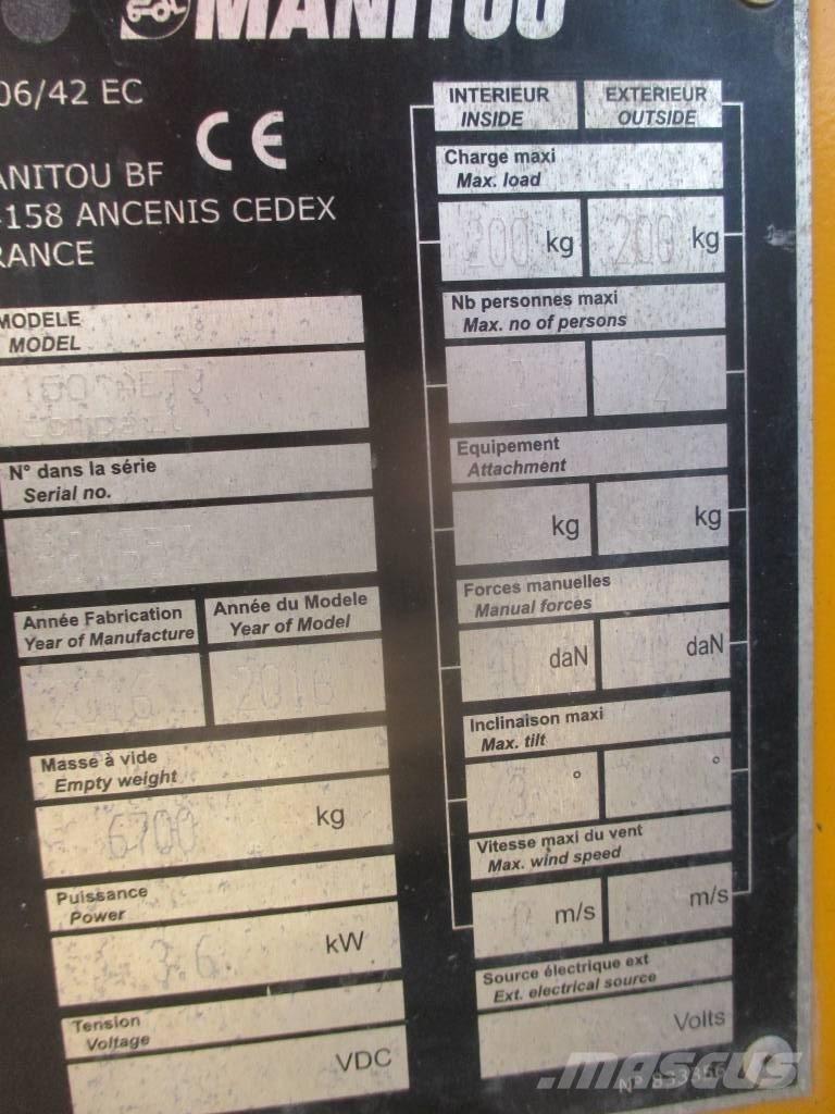 Manitou 150 AET JC Колінчаті підйомники