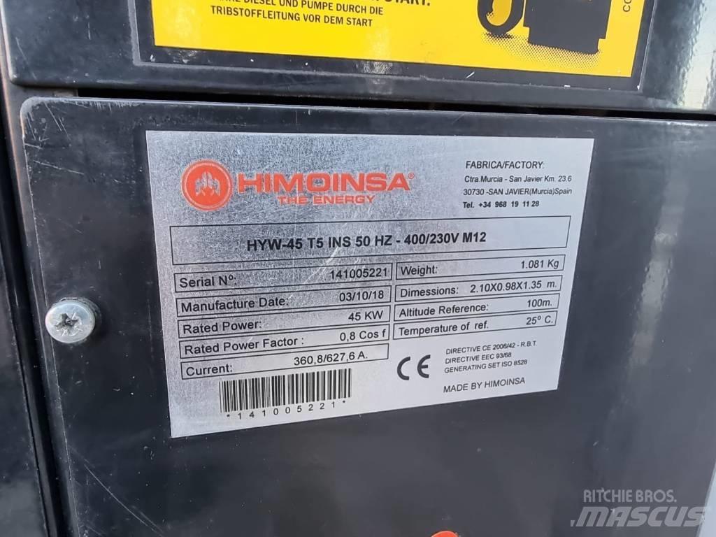 Himoinsa HYW 45 Дизельні генератори