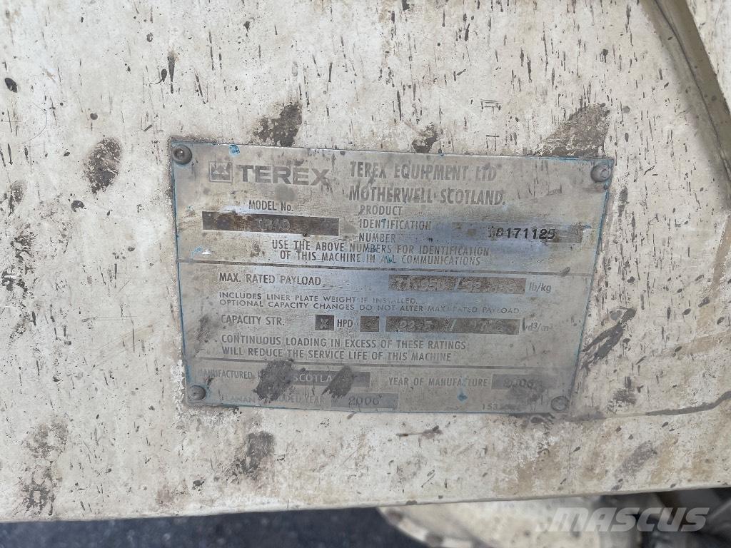 Terex TR 40 Зчленовані самоскиди