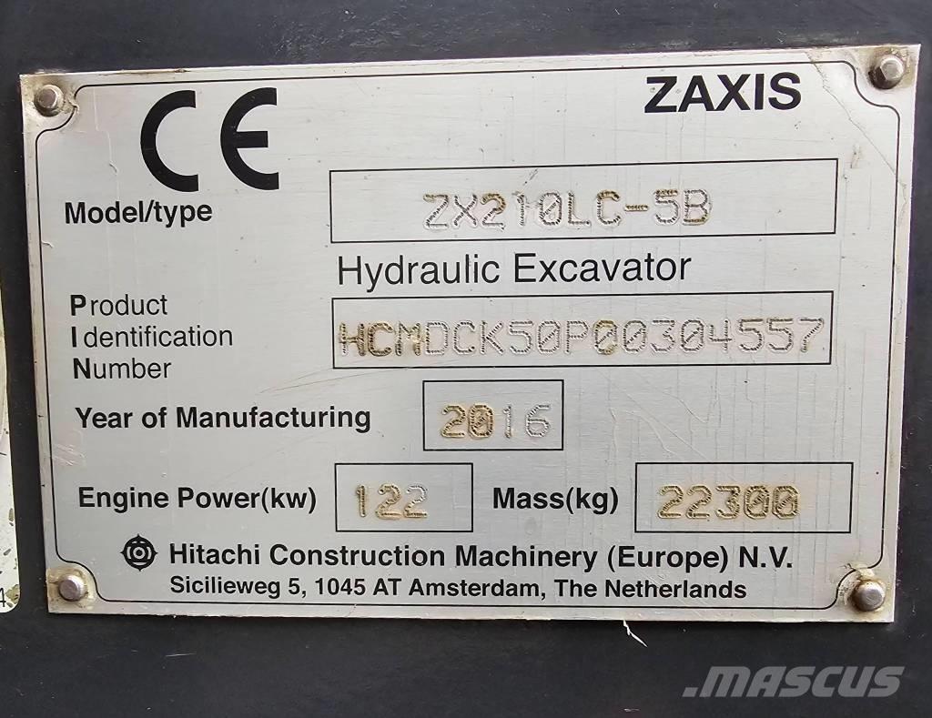 Hitachi ZX 210 LC-6 Гусеничні екскаватори