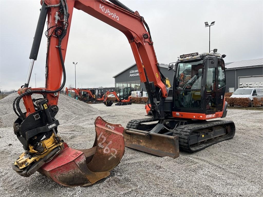 Kubota KX 080-4 Середні екскаватори 7т. - 12т.