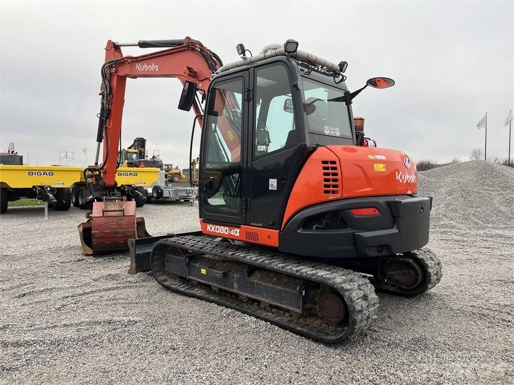 Kubota KX 080-4 Середні екскаватори 7т. - 12т.