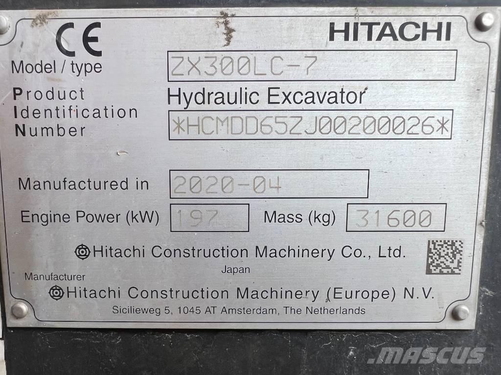 Hitachi ZX 300 LC-7 Гусеничні екскаватори