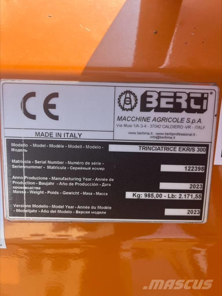 Berti EKR-S 300 Газонні і лукові косилки