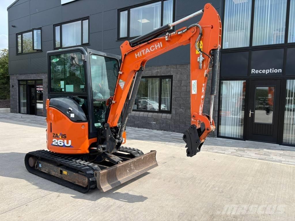 Hitachi ZX 26 U-6 Міні-екскаватори < 7т
