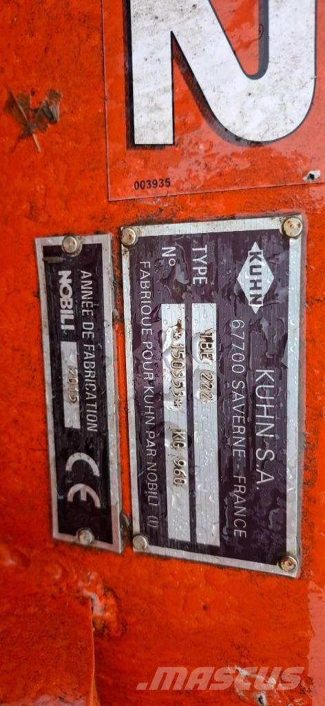 Kuhn TBE 222 Газонні і лукові косилки