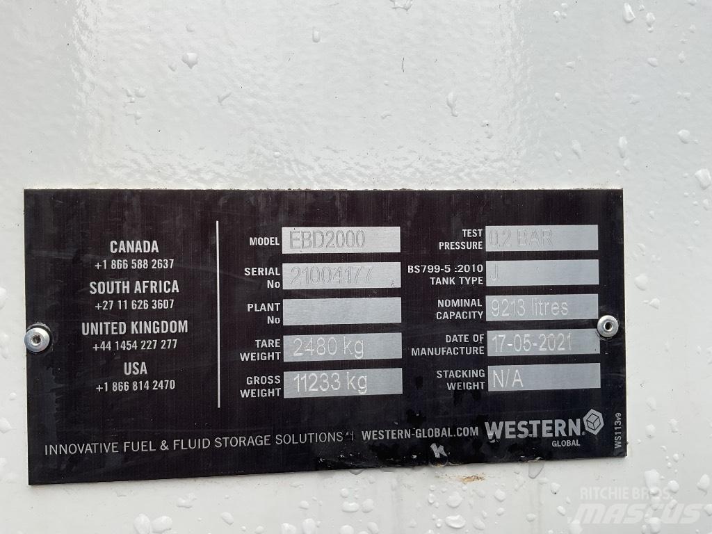 Western EBD2000 Паливні та присадочні баки