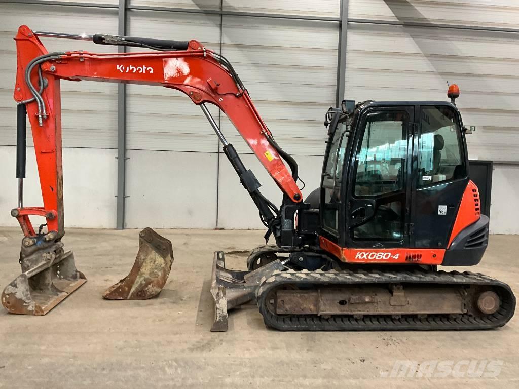 Kubota KX 080-4 Середні екскаватори 7т. - 12т.
