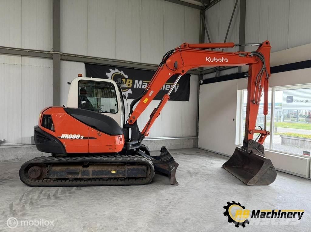 Kubota KX080-3 Середні екскаватори 7т. - 12т.