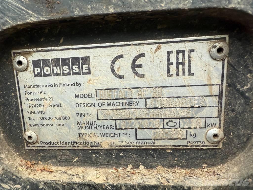 Ponsse BUFFALO AF 8W Форвардери