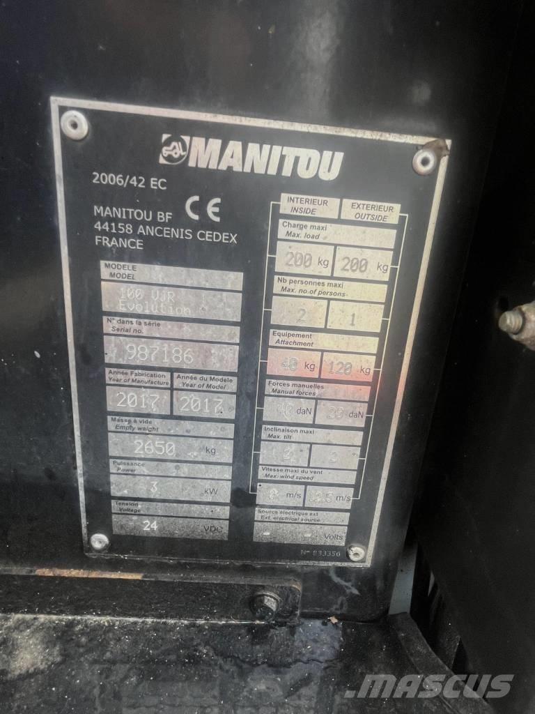 Manitou 100 VJR Вертикальні щоглові підйомники