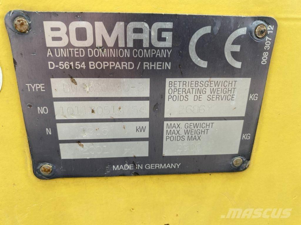 Bomag BW 120 AD Віброплити та вібротрамбовки