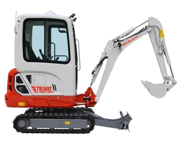 Takeuchi TB320 Міні-екскаватори < 7т