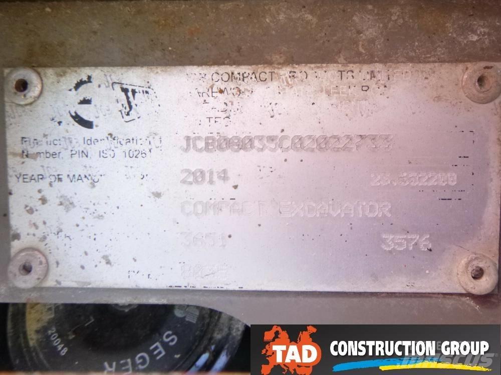 JCB 8035 ZTS Міні-екскаватори < 7т