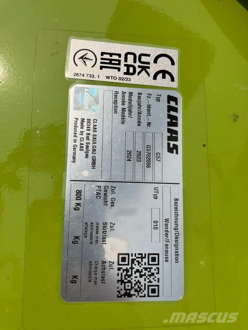 CLAAS Volto 65 Граблі і сінозворушувачі