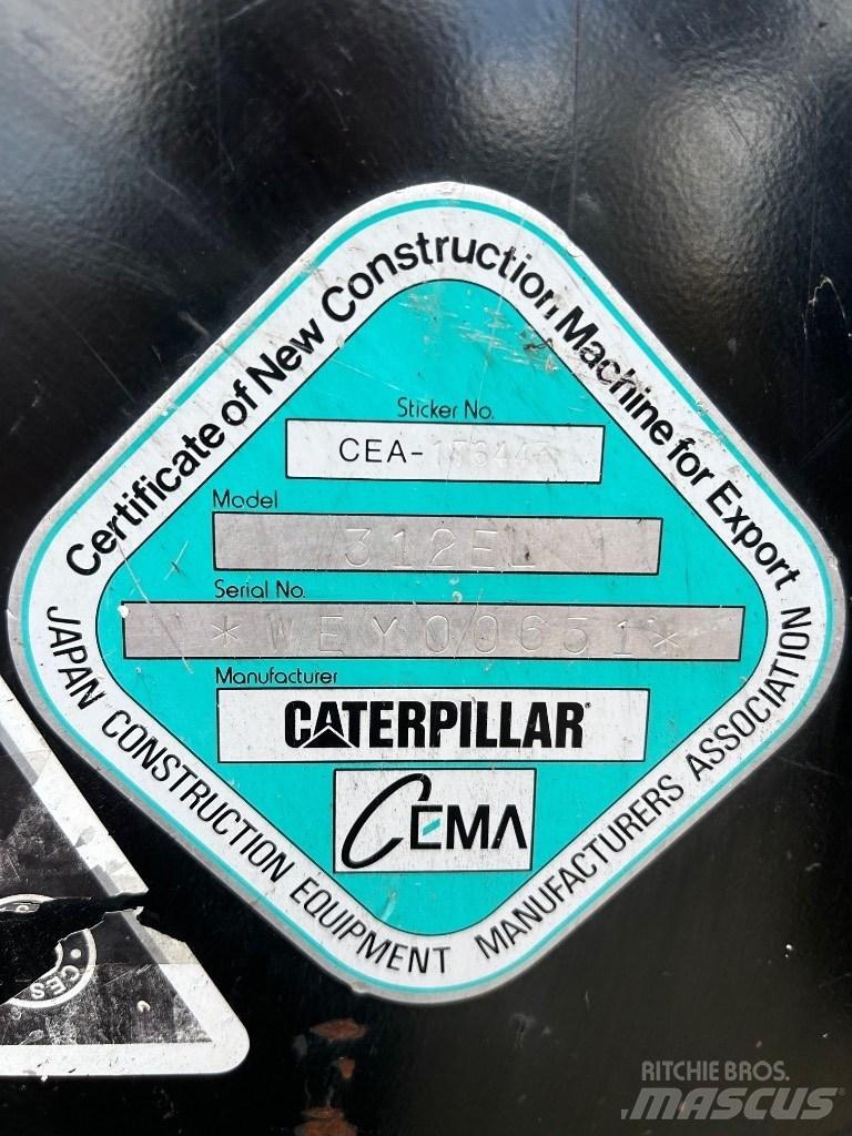 CAT 312 E Гусеничні екскаватори