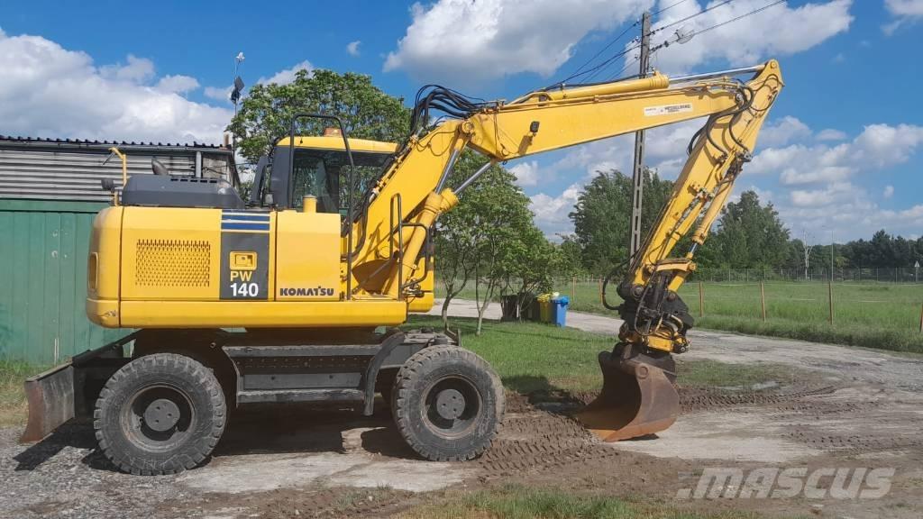 Komatsu PW 140-7 Колісні екскаватори