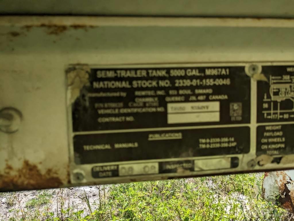 Remtec m67a1 Причепи-цистерни
