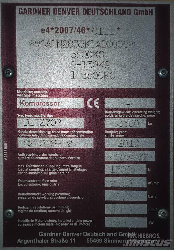 Compair C210 TS-12 Компресори
