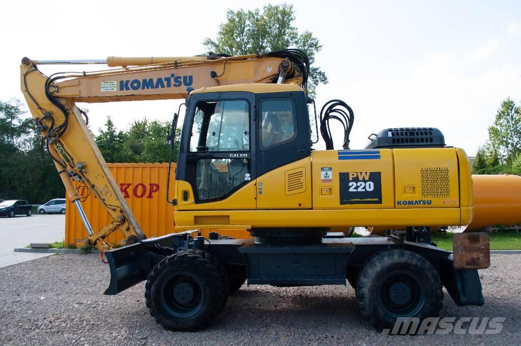 Komatsu PW 220-7 Колісні екскаватори