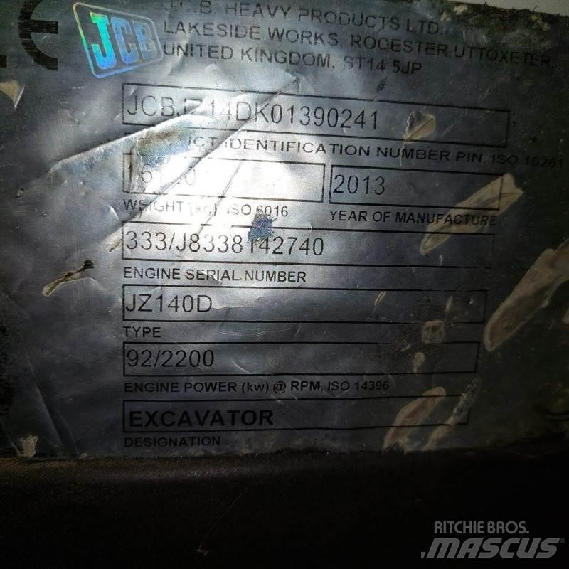 JCB JZ140D Гусеничні екскаватори