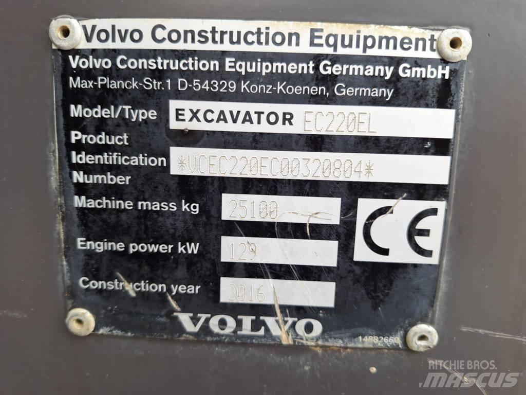 Volvo EC 220 EL Гусеничні екскаватори
